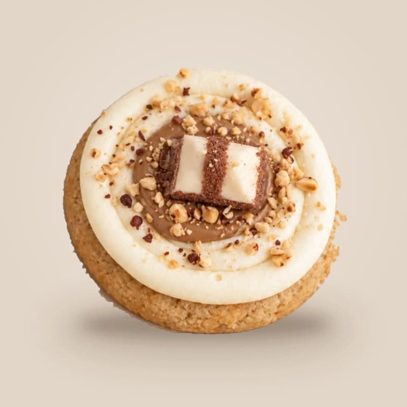 Witte Kinder Bueno crumble cookie van Lá Sweet